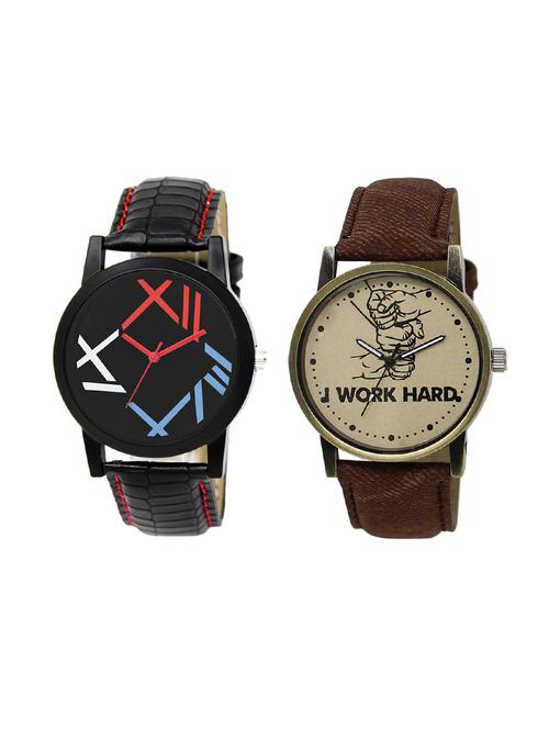 set of 2 analog watch combo(lk-12-29) - 16413949 - Very Small Image - 1