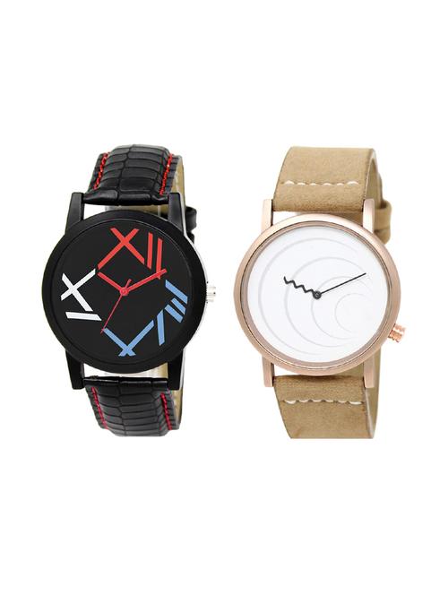 set of 2 analog watch combo(lk-12-38) - 16413963 - Very Small Image - 1