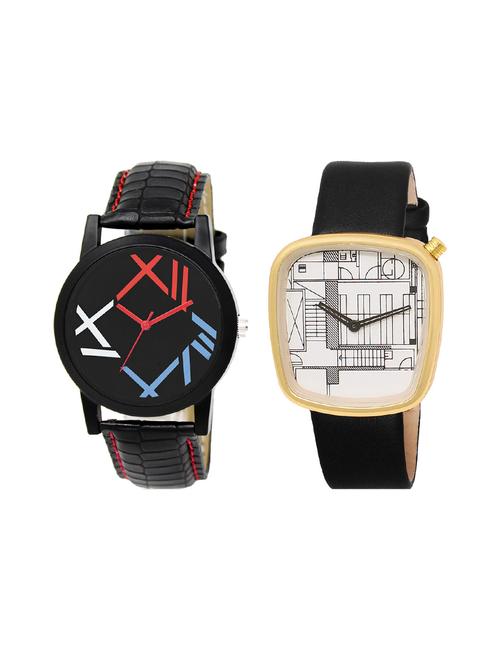set of 2 analog watch combo(lk-12-42) - 16413968 - Very Small Image - 1