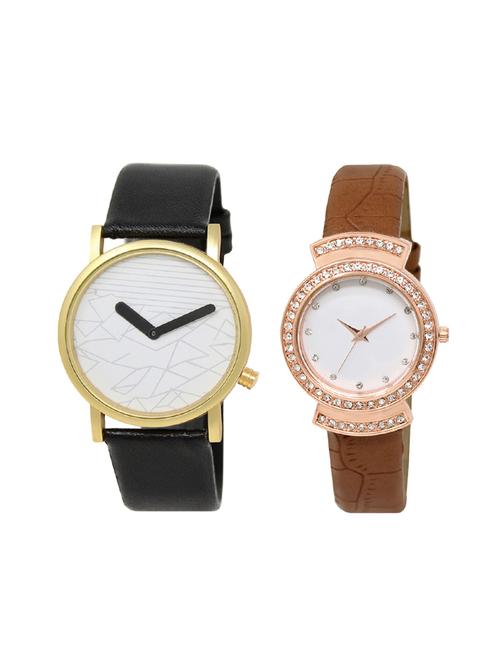 set of 2 analog couple watch (lk-37-245) - 16413972 - Very Small Image - 1