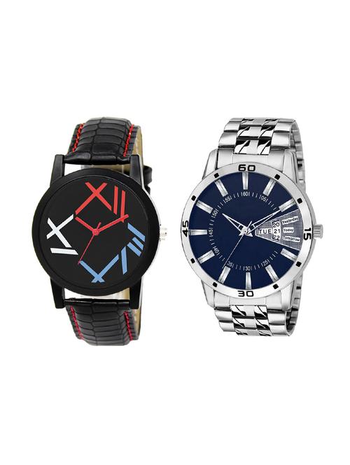 set of 2 analog watch combo(lk-12-102) - 16413973 - Very Small Image - 1