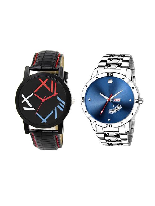 set of 2 analog watch combo(lk-12-105) - 16413977 - Very Small Image - 1