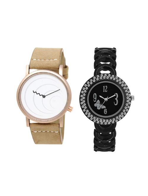 set of 2 analog couple watch (lk-38-201) - 16413989 - Very Small Image - 1