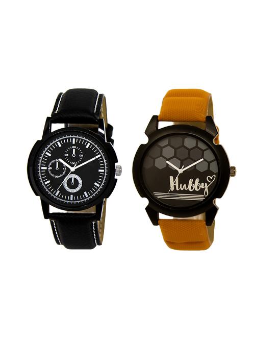 set of 2 analog watch combo(lk-13-32) - 16414011 - Very Small Image - 1
