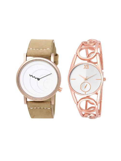 set of 2 analog couple watch (lk-38-213) - 16414014 - Very Small Image - 1