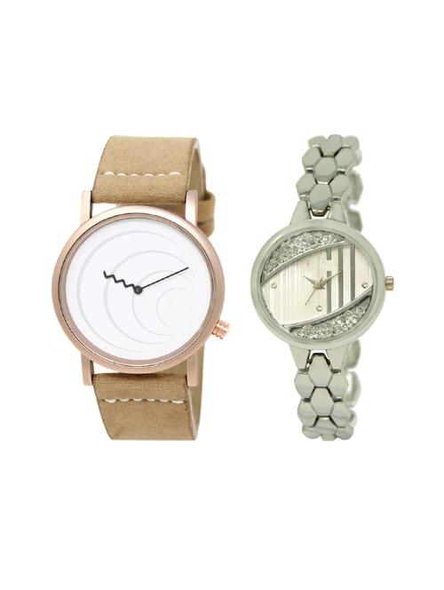 set of 2 analog couple watch (lk-38-223) - 16414026 - Very Small Image - 1