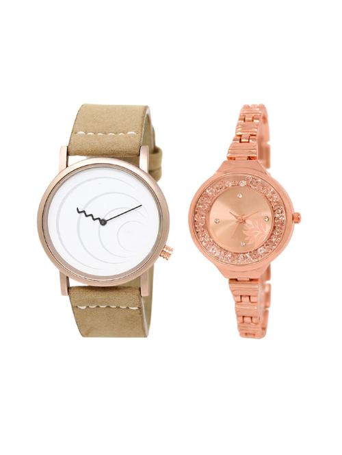 set of 2 analog couple watch (lk-38-225) - 16414031 - Very Small Image - 1