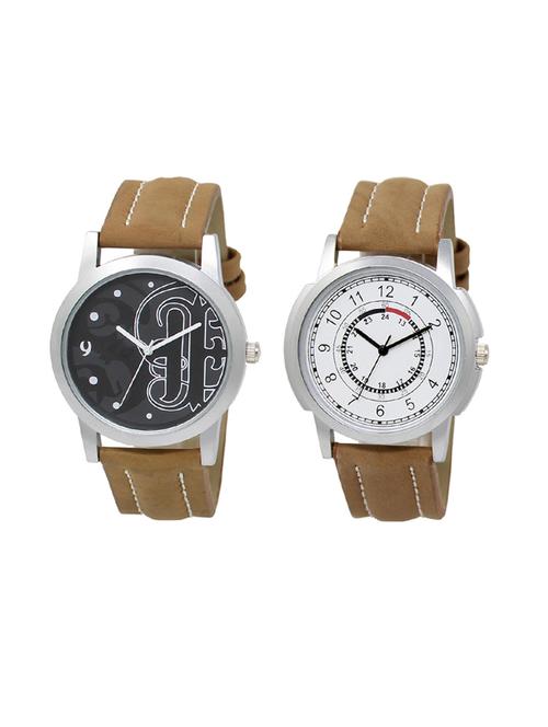 set of 2 analog watch combo(lk-14-17) - 16414045 - Very Small Image - 1