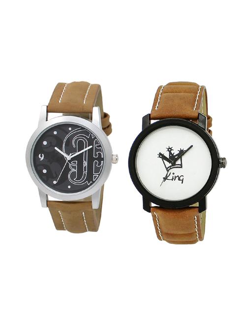 set of 2 analog watch combo(lk-14-18) - 16414047 - Very Small Image - 1
