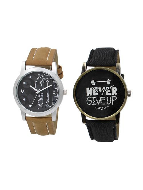 set of 2 analog watch combo(lk-14-27) - 16414062 - Very Small Image - 1