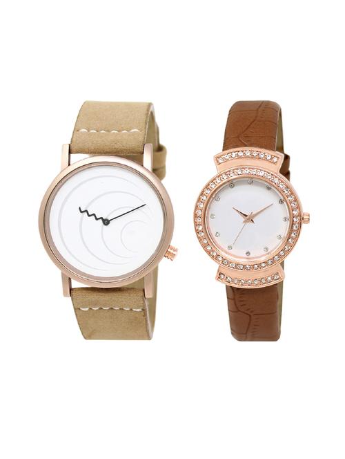 set of 2 analog couple watch (lk-38-245) - 16414077 - Very Small Image - 1