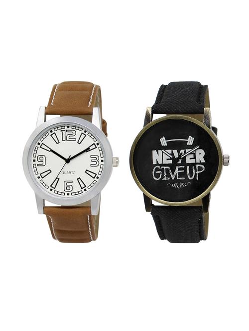 set of 2 analog watch combo(lk-15-27) - 16414124 - Very Small Image - 1