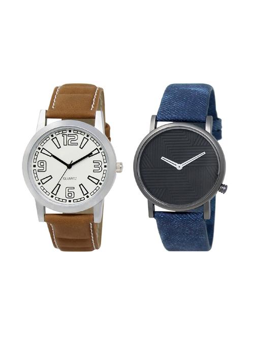 set of 2 analog watch combo(lk-15-35) - 16414137 - Very Small Image - 1
