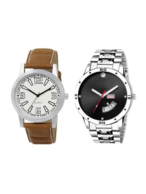 set of 2 analog watch combo(lk-15-104) - 16414157 - Very Small Image - 1