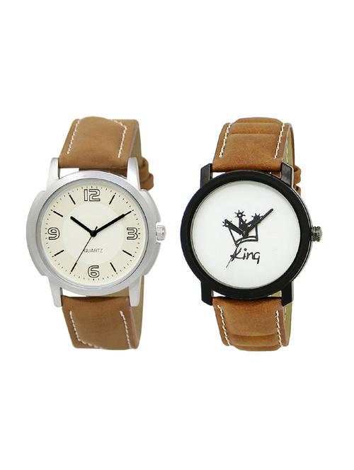 set of 2 analog watch combo(lk-16-18) - 16414166 - Very Small Image - 1