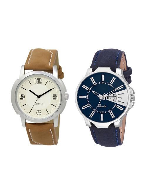 set of 2 analog watch combo(lk-16-23) - 16414174 - Very Small Image - 1