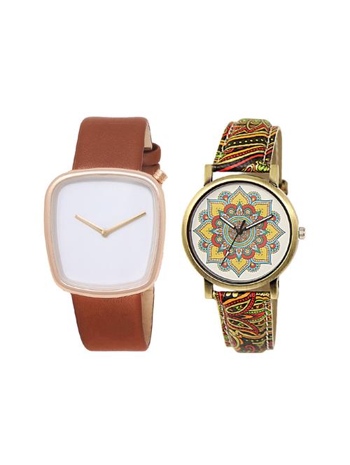 set of 2 analog couple watch (lk-40-248) - 16414180 - Very Small Image - 1