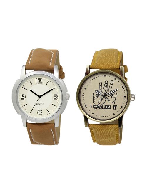 set of 2 analog watch combo(lk-16-30) - 16414185 - Very Small Image - 1