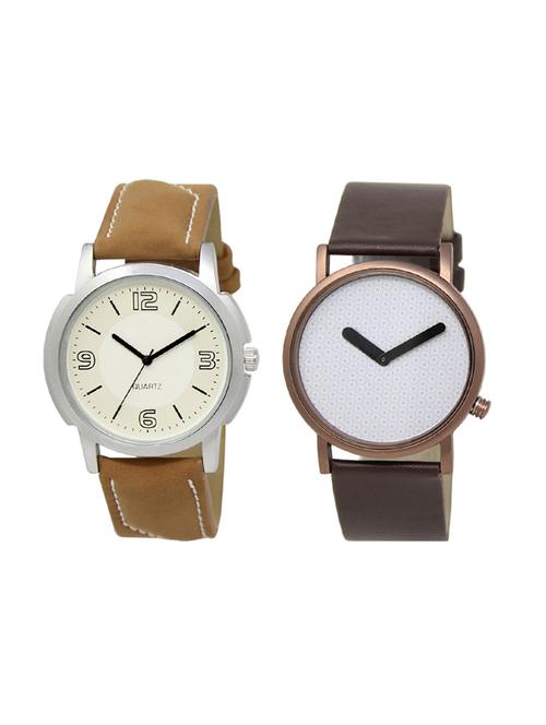 set of 2 analog watch combo(lk-16-36) - 16414195 - Very Small Image - 1
