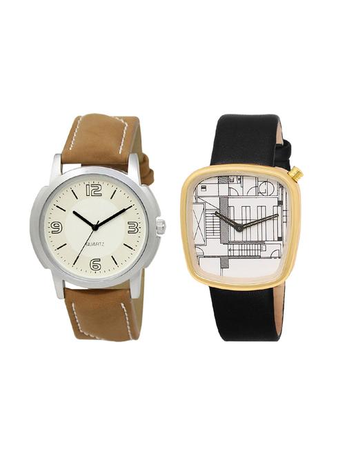 set of 2 analog watch combo(lk-16-42) - 16414204 - Very Small Image - 1