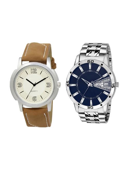 set of 2 analog watch combo(lk-16-102) - 16414210 - Very Small Image - 1