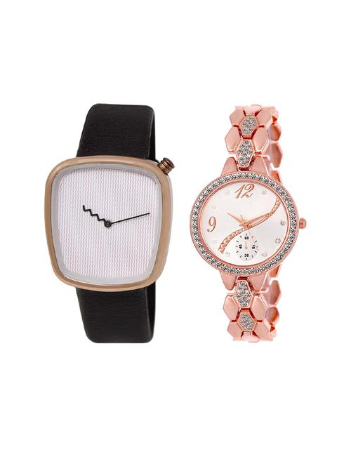 set of 2 analog couple watch (lk-41-215) - 16414216 - Very Small Image - 1