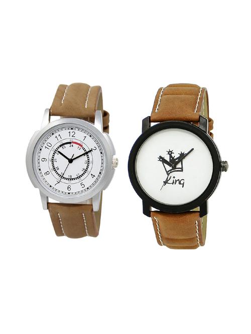set of 2 analog watch combo(lk-17-18) - 16414221 - Very Small Image - 1