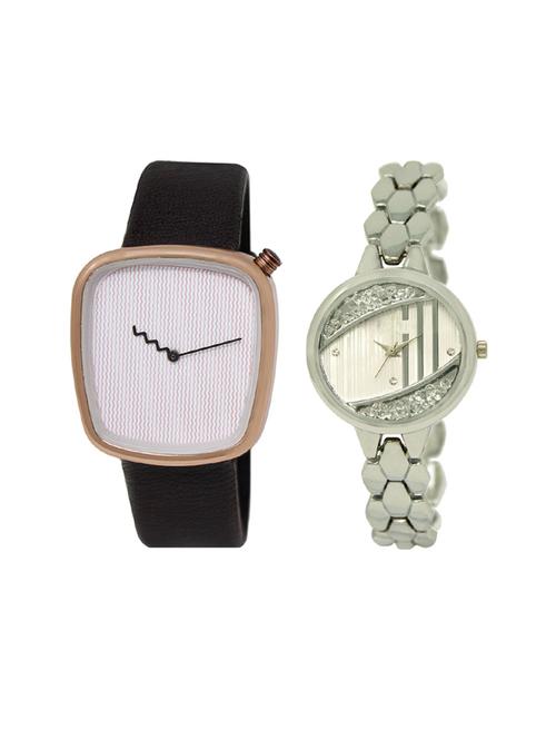 set of 2 analog couple watch (lk-41-223) - 16414225 - Very Small Image - 1