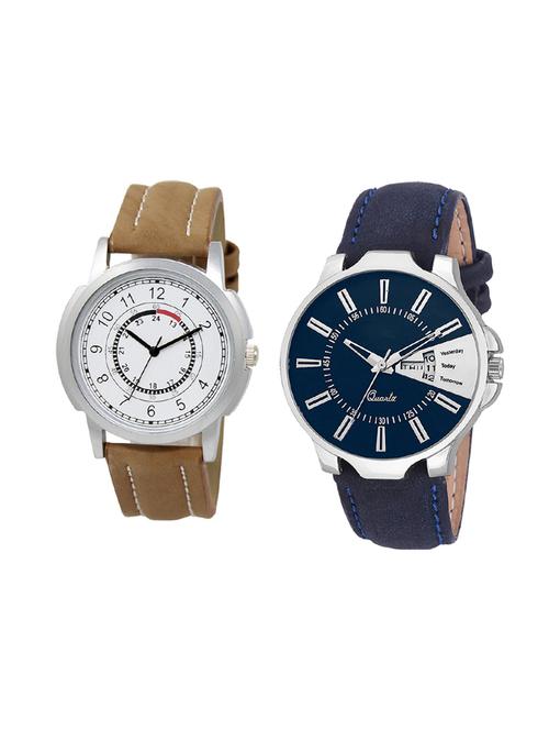 set of 2 analog watch combo(lk-17-23) - 16414229 - Very Small Image - 1