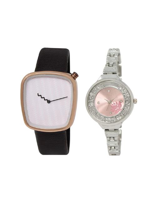 set of 2 analog couple watch (lk-41-226) - 16414233 - Very Small Image - 1