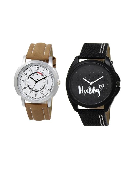 set of 2 analog watch combo(lk-17-31) - 16414242 - Very Small Image - 1