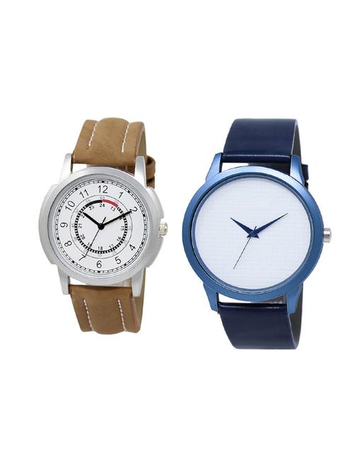 set of 2 analog watch combo(lk-17-33) - 16414245 - Very Small Image - 1