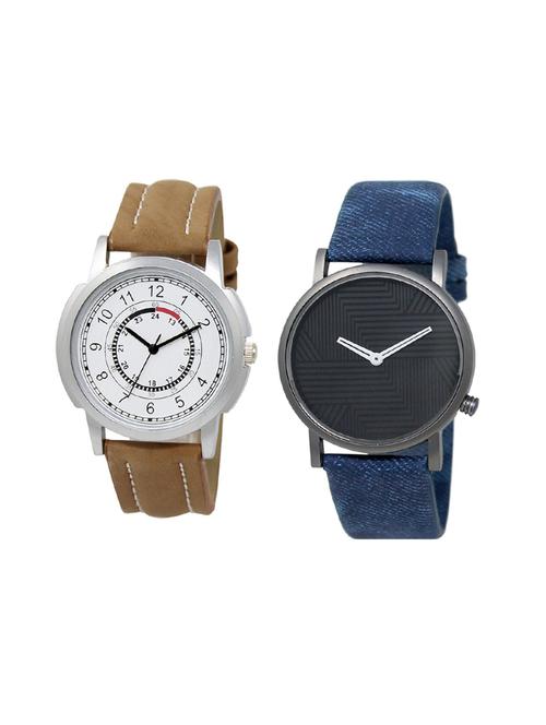 set of 2 analog watch combo(lk-17-35) - 16414249 - Very Small Image - 1