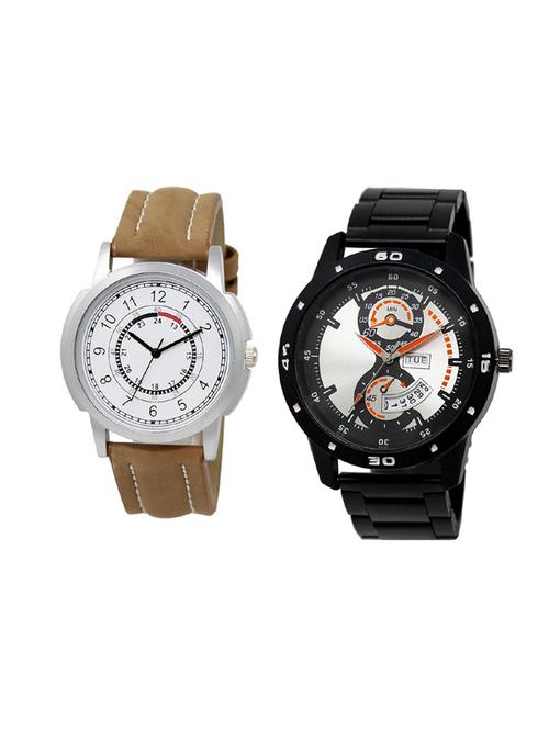 set of 2 analog watch combo(lk-17-107) - 16414274 - Very Small Image - 1