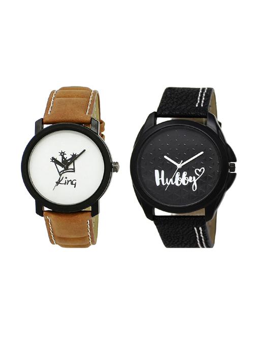 set of 2 analog watch combo(lk-18-31) - 16414296 - Very Small Image - 1