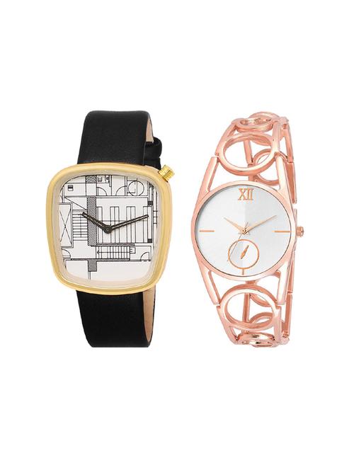 set of 2 analog couple watch (lk-42-213) - 16414315 - Very Small Image - 1