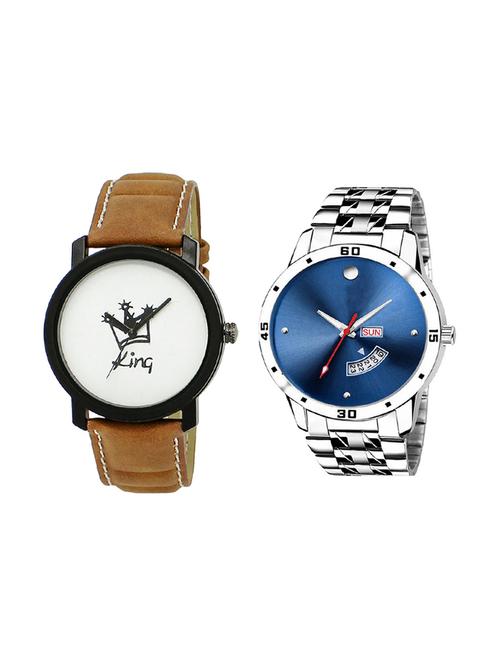 set of 2 analog watch combo(lk-18-105) - 16414324 - Very Small Image - 1