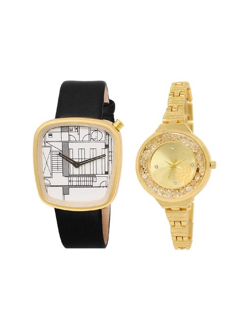 set of 2 analog couple watch (lk-42-224) - 16414330 - Very Small Image - 1