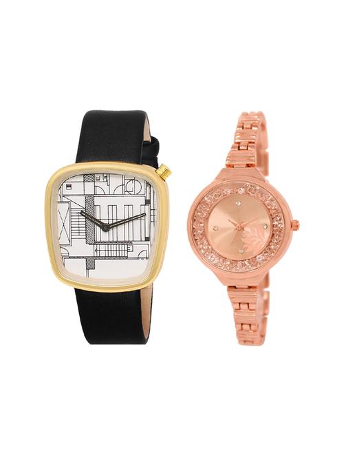 set of 2 analog couple watch (lk-42-225) - 16414332 - Very Small Image - 1