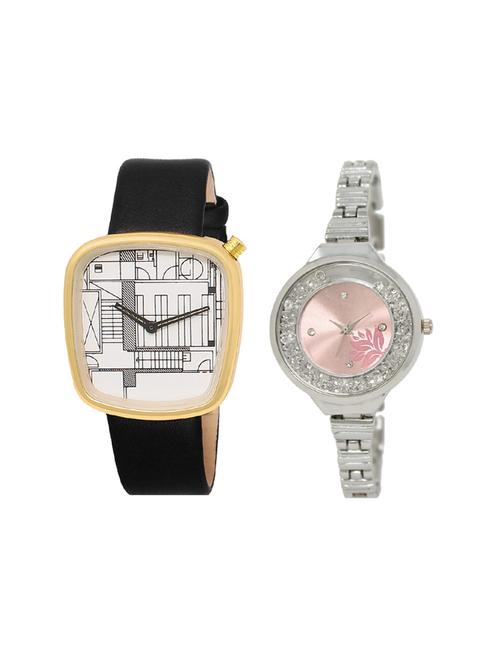 set of 2 analog couple watch (lk-42-226) - 16414335 - Very Small Image - 1