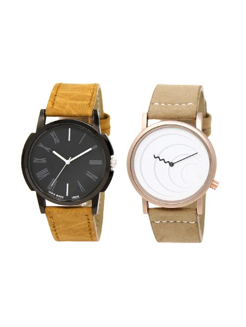 set of 2 analog watch combo(lk-19-38) - 16414359 - Very Small Image - 1