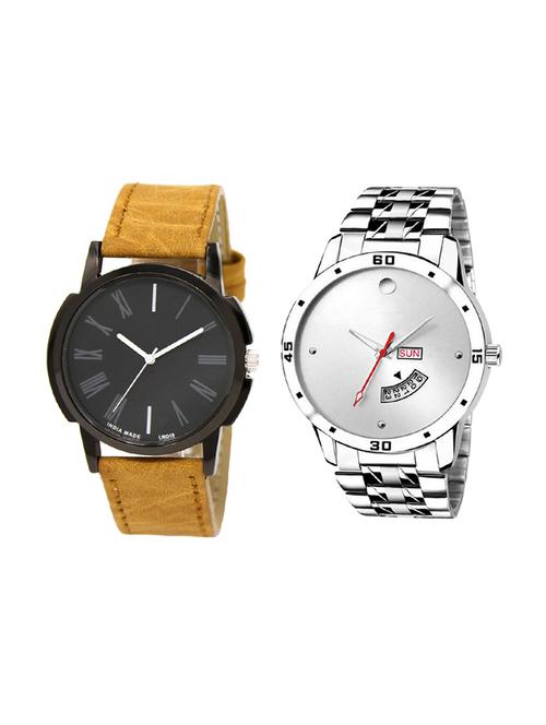 set of 2 analog watch combo(lk-19-103) - 16414373 - Very Small Image - 1