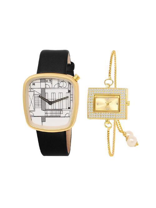 set of 2 analog couple watch (lk-42-247) - 16414382 - Very Small Image - 1