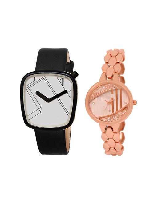 set of 2 analog couple watch (lk-43-222) - 16414428 - Very Small Image - 1