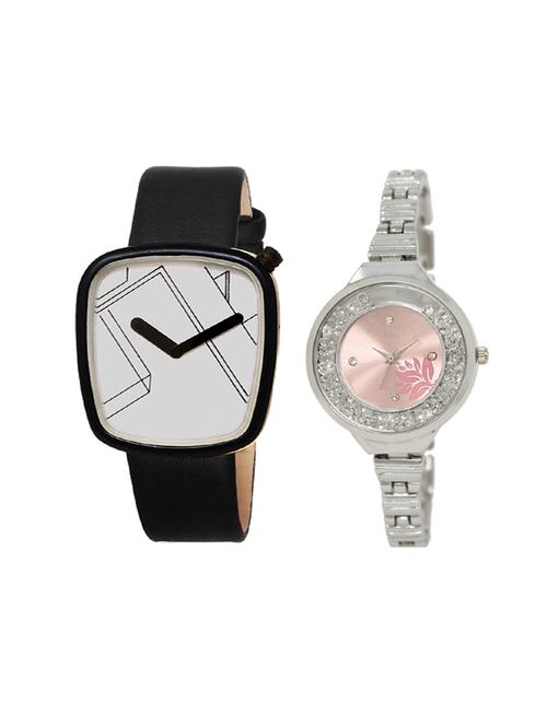 set of 2 analog couple watch (lk-43-226) - 16414437 - Very Small Image - 1