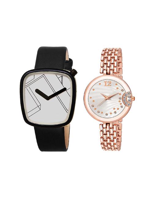 set of 2 analog couple watch (lk-43-228) - 16414442 - Very Small Image - 1