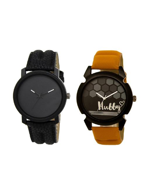 set of 2 analog watch combo(lk-21-32) - 16414448 - Very Small Image - 1