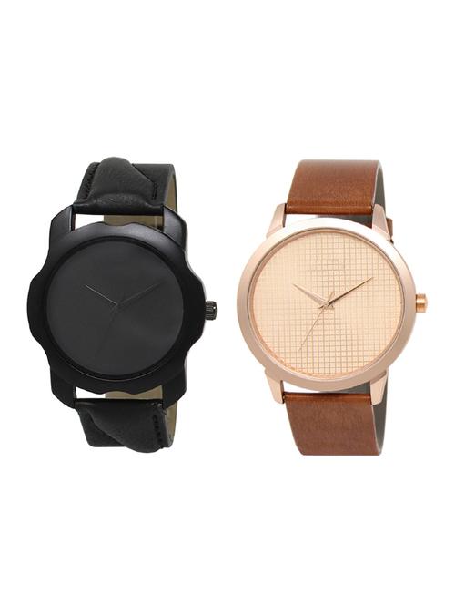set of 2 analog watch combo(lk-22-34) - 16414497 - Very Small Image - 1