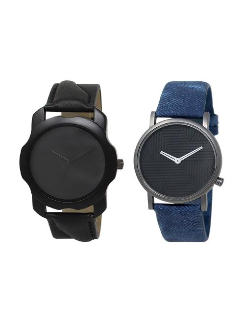 set of 2 analog watch combo(lk-22-35) - 16414499 - Very Small Image - 1
