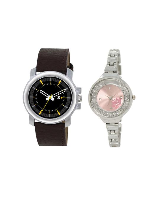 set of 2 analog couple watch (lk-44-226) - 16414536 - Very Small Image - 1